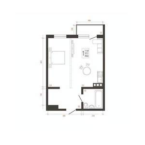 1-к квартира, вторичка, 41м2, 7/10 этаж