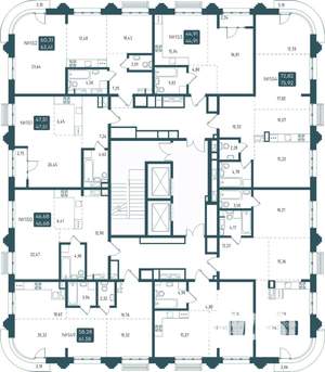 1-к квартира, вторичка, 43м2, 3/20 этаж