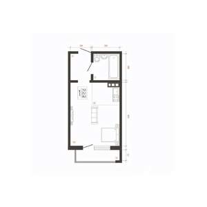 1-к квартира, вторичка, 29м2, 2/10 этаж