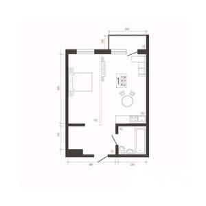 1-к квартира, вторичка, 41м2, 10/10 этаж
