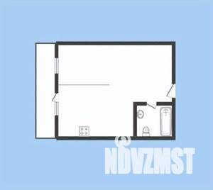 Студия квартира, вторичка, 38м2, 4/9 этаж