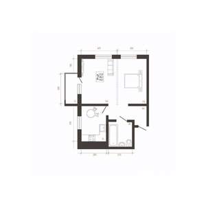 2-к квартира, вторичка, 50м2, 6/10 этаж