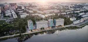 1-к квартира, строящийся дом, 41м2, 2/11 этаж