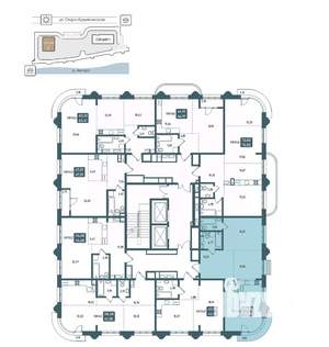 2-к квартира, вторичка, 73м2, 2/20 этаж