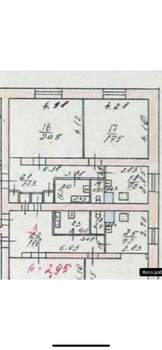 2-к квартира, вторичка, 63м2, 2/2 этаж