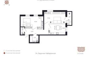 2-к квартира, вторичка, 72м2, 4/8 этаж