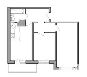 3-к квартира, строящийся дом, 60м2, 9/9 этаж